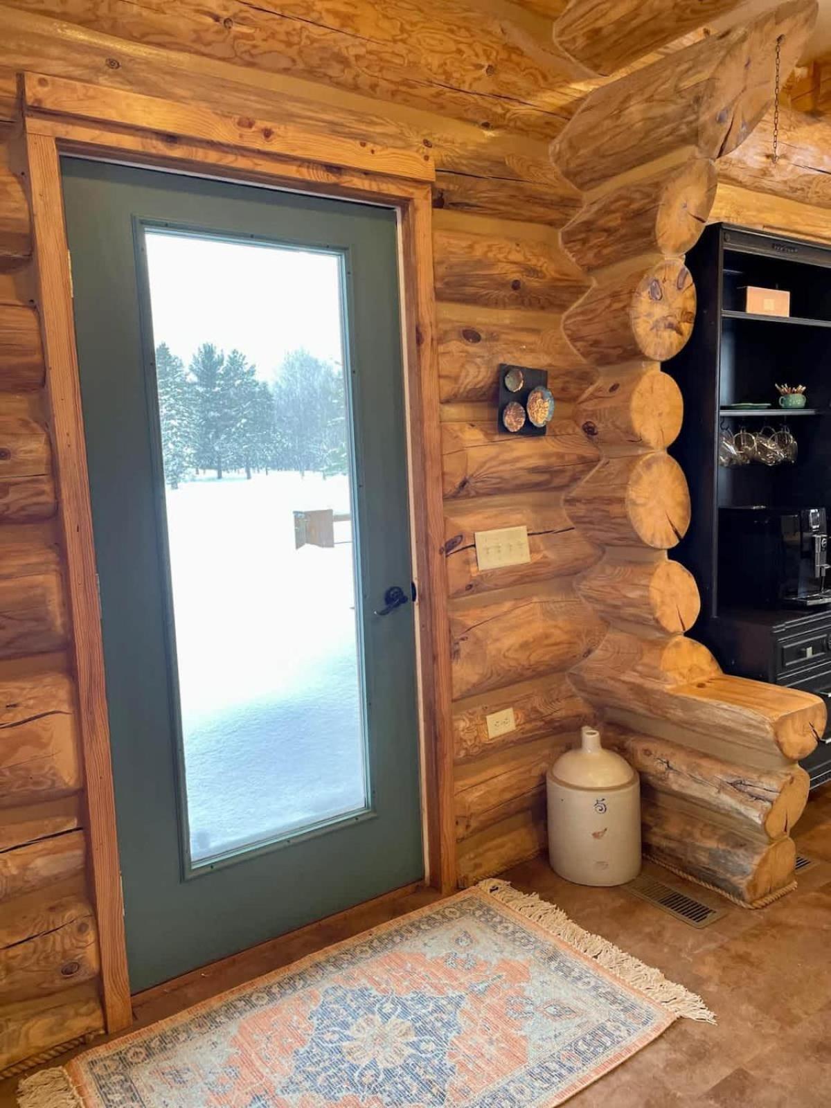 Stunning Log Cabin Getaway At The Hannu Haus Ironwood Exteriör bild